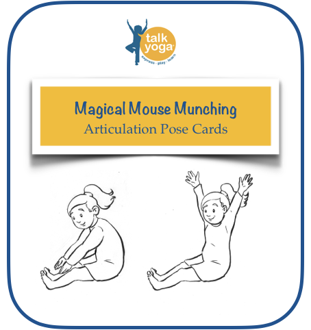 Magical Mouse Munching! 2nd Edition Talk Yoga Articulation Pose Cards